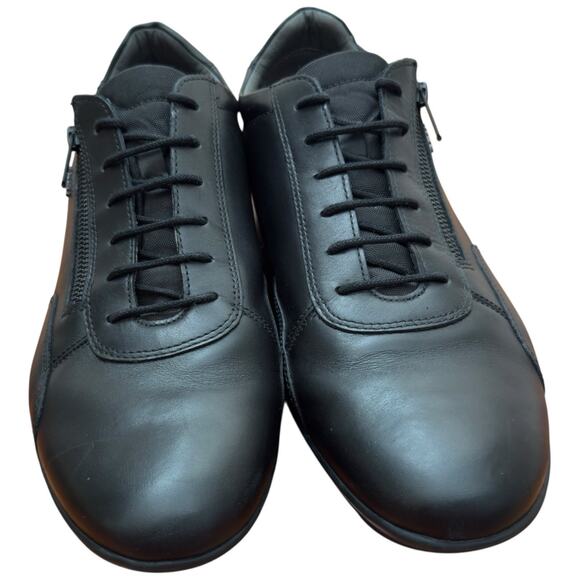 Geox Symbol Man Leather Shoes Size 47 US 13 - Picture 3 of 12